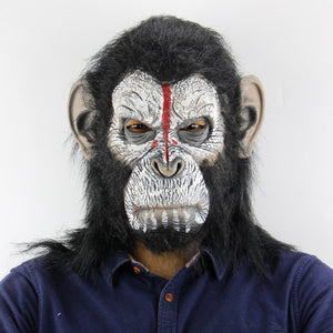 Gorilla Monkey Halloween Masks Adult Full Face Funny Mask Latex Halloween Party Cosplay Costume Masquerade Realistic Masks