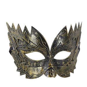 2018 Creative Men Vintage Jaggedly Engraved Eye Mask Venetian Masquerade Mask Prepare For Halloween Party Festival Dropshipping