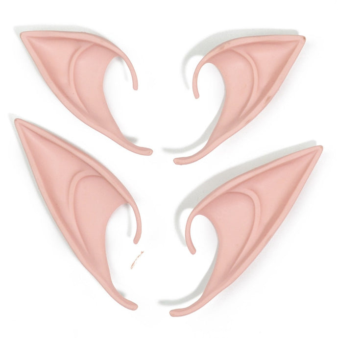 1 Pair Elf Ears fairy Cosplay Accessories Latex Soft Prosthetic False Ear Halloween Party Masks Cos Mask
