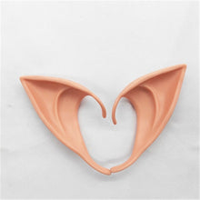 Load image into Gallery viewer, 1 Pair Elf Ears fairy Cosplay Accessories Latex Soft Prosthetic False Ear Halloween Party Masks Cos Mask