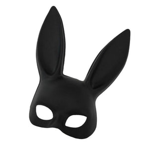Hot Women Girl Sexy Rabbit Ears Mask Cute Bunny Long Ears Bondage Mask Halloween Masquerade Party KTV Cosplay Costume Props