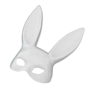 Hot Women Girl Sexy Rabbit Ears Mask Cute Bunny Long Ears Bondage Mask Halloween Masquerade Party KTV Cosplay Costume Props