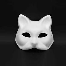 Load image into Gallery viewer, Women Men Unpainted Blank Mask DIY White Mask Adults Masquerade Party Masks  Carnival Party Supplies Halloween Purim
