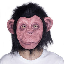 Load image into Gallery viewer, Adult Animal Chimp / Monkey / Ape Mask Fancy Dress Latex Mask Halloween Prop Monkey Mask