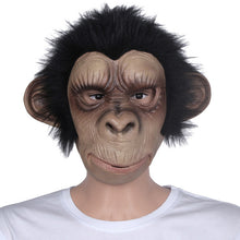Load image into Gallery viewer, Adult Animal Chimp / Monkey / Ape Mask Fancy Dress Latex Mask Halloween Prop Monkey Mask
