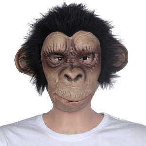 Adult Animal Chimp / Monkey / Ape Mask Fancy Dress Latex Mask Halloween Prop Monkey Mask