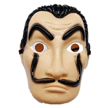Load image into Gallery viewer, Dali Plastic Mask Paper House La Casa De Papel Cosplay Decoration Masquerade Halloween Funny Tools