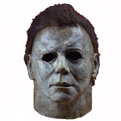 2019 New Michael Myers Mask Halloween Cosplay Horror Full Face Mask Scary Movie Character Adults  Cosplay Costume Props Toy