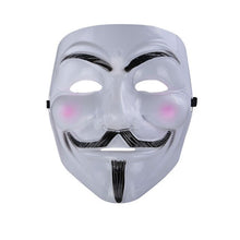Load image into Gallery viewer, Party Masks V for Vendetta Mask Anonymous Guy Fawkes Fancy Adult Costume Accessory Party Cosplay Halloween Masks 2 Color Cheap