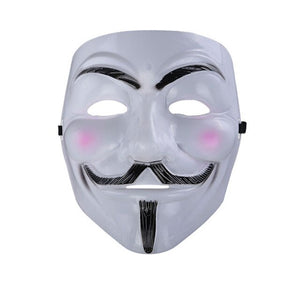 Party Masks V for Vendetta Mask Anonymous Guy Fawkes Fancy Adult Costume Accessory Party Cosplay Halloween Masks 2 Color Cheap