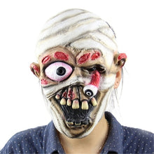Load image into Gallery viewer, 7 type Masquerade masks Halloween Mask scary Child&#39;s Play Latex Realistic Crazy Rubber Creepy Party Mask Halloween Costume